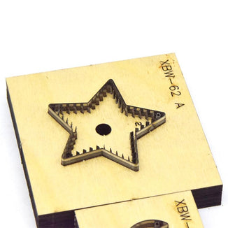 SMVAUON  Japanese Steel Cutting Die Star Moon Key Ring DIY Key Case Fun Pendant Leather Cutter Mold Knife Mould Hand Punch Tool