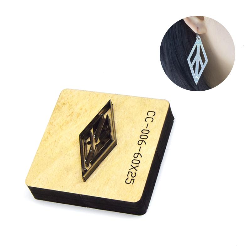 New 2021 For Wood Mold Custom Leather Earring Blade Rule Cutting Die Tool Cutter Multi-pattern DIY Punching Steel Rule Die