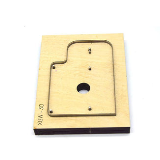 SMVAUON Cutting Die Customized Diy Key Ring Case Leather Car Key Holder Bag Wallet Punching Laser Cutter Mold Leather Keychain