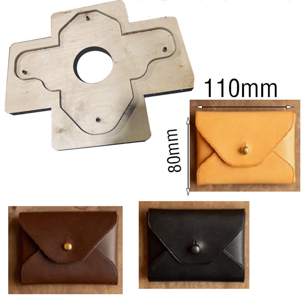 DIY Craft Leather Laser Knife Mold  Handmade Leather Goods Wooden Dies Template Suitable For Die Cutting Machine