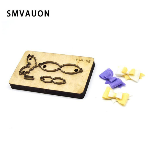 New 2021 Metal Diy Leather Mold Cutting Dies Bow Christmas Decoration Ornament Bow Wedding Home party Tool For Leather Hairpin