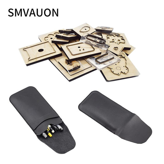 SMVAUON Penholder Diy Pencil Case  For Laser Cutting Dies New Die Cut Leather Tools Wooden Die Cutting Mold