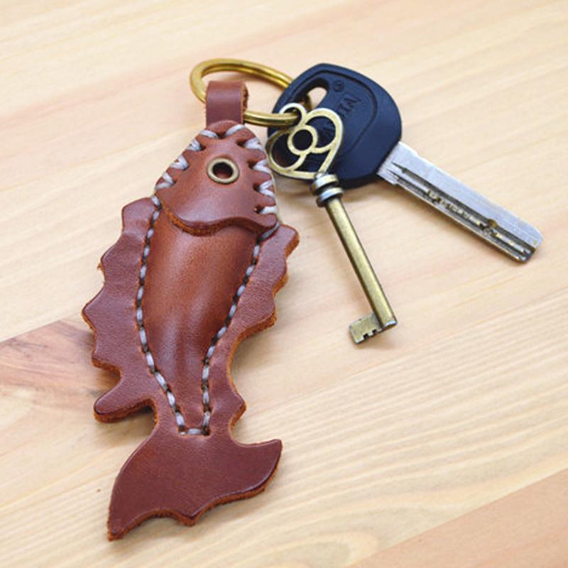 SMVAUON Leather Tools DIY Craft Goldfish Pendant Ring Key Chain Wooden Die Cutting Dies Suitable For Big Shot  Machines