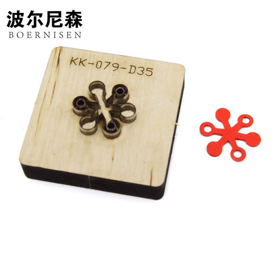 Japanese Steel Blade Die-cutting Pattern Cutting Die Leather Embossed Paper Leather Tools Knife Mold Diy Craft SMVAUON