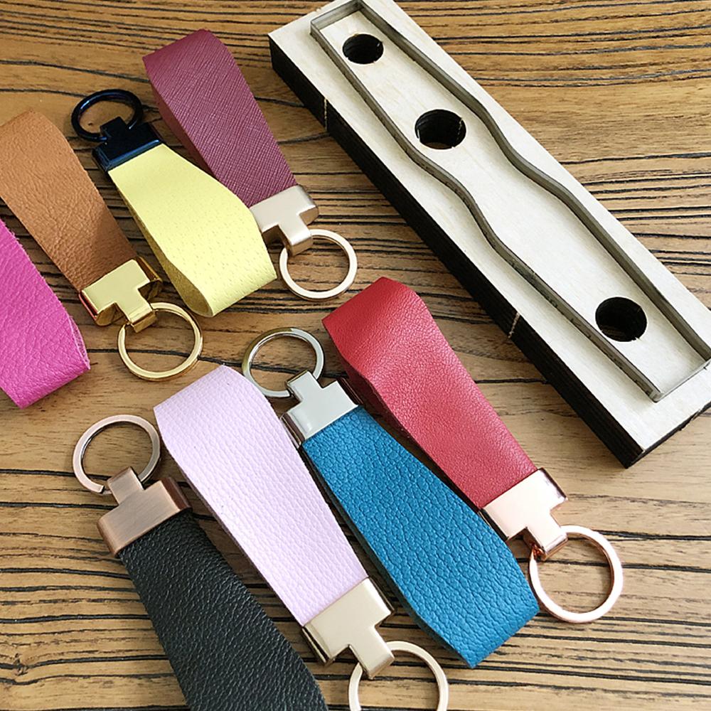 Keychain Cutting Die Japanese Steel Cut Die Leather Making Decor Supplies Dies Template Suitable For Common Die-cutting Machin