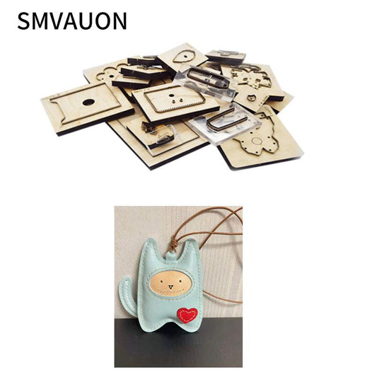 Wood Die Cut Mold Diy Cute Pendant Knife Mould Cutting Die Leather Cutter Keychain Suitable For Die Cutting Machines