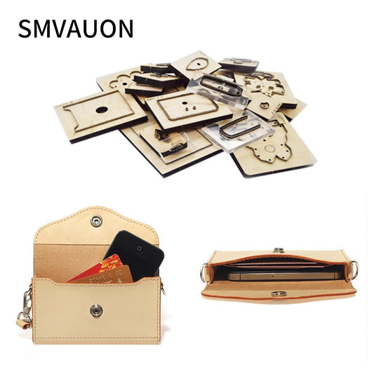 Wooden Cutting Dies DIY Wallet Leather Mould Handmade Crafts Laser Mold Making Decor Supplies Template