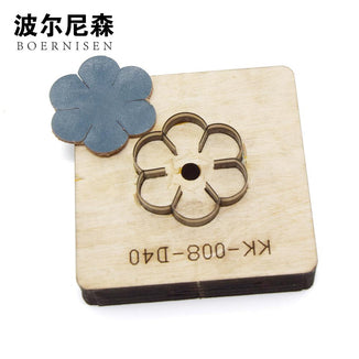 Flower Custom Leather Shape Laser Die Japanese Steel Blade Sheet Cutting Die Diy Leather Cutting Die SMVAUON