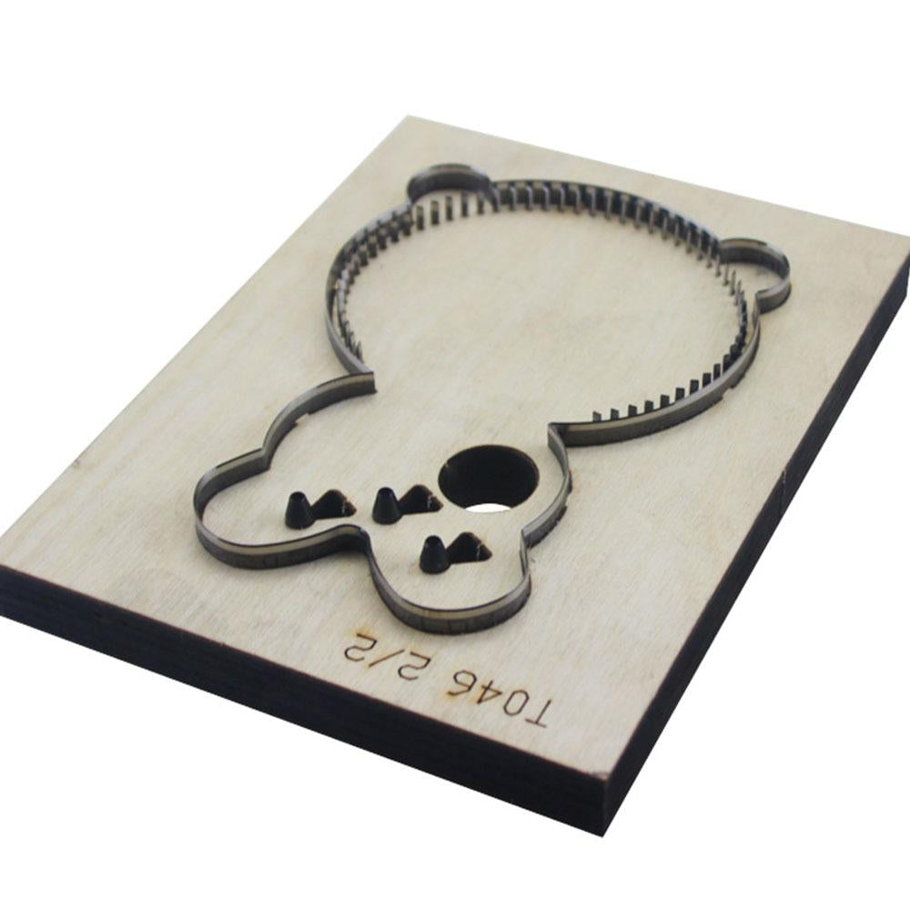 Diy Leather Pendant Laser Mold Cutting Die Making Decor Supplies Template Wooden Suitable For Die-cutting Machines