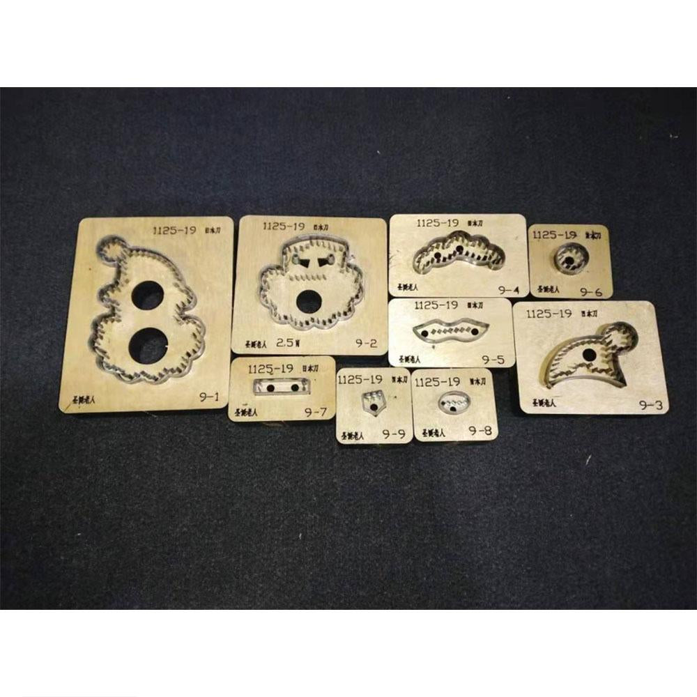 Diy Santa Claus Wood Die Cutting Handmade Steel Suitable For Common Die-cutting Machines In The Market