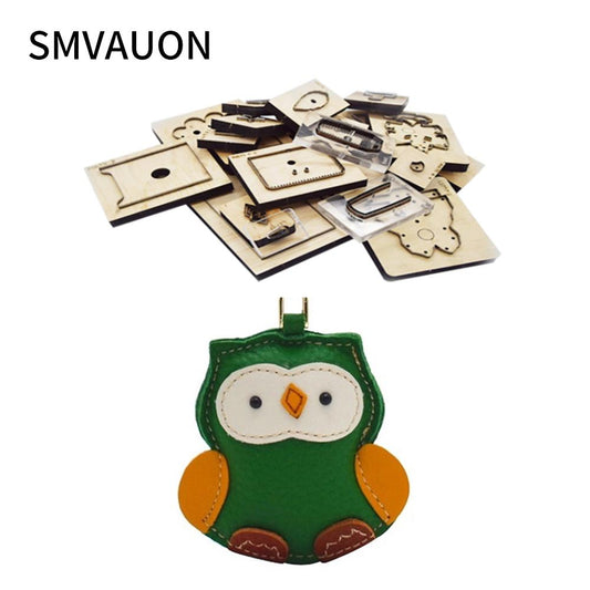 SMVAUON Wooden Die Cut Knife Mold Diy New Owl Pendant Decoration Mould Template Suitable For Cutting Dies Machine