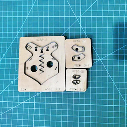 2021 New Dinosaur Pendant Cutting Die Wood Mold Decoration Non-woven Cutting Laser Mold Suitable For Die Cutting Machine