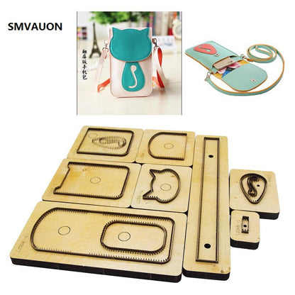SMVAUON Wood Die Cutting Diy Mold For Cute Card Package Laser Cutting Dies New Die Cut Leather Tools 2021 New Metal Dies